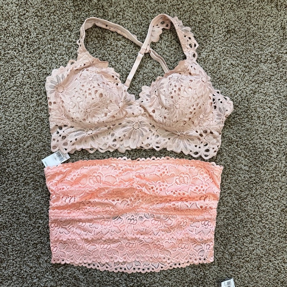 2 NWT aerie bralettes